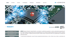 Desktop Screenshot of ambm.pl
